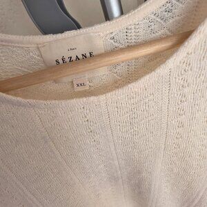 Sezane Light Knit Sweater Tee